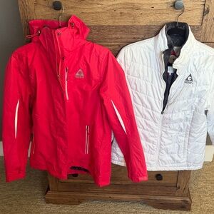 Gerry 3 in 1 Ski/Snowboard Jacket Pink & White